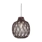 Good&Mojo Pendant Mendoza Bamboo Burgundy L | Suitable for 1x E27 