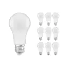 Multipack 10x Osram CLASSIC LED E27 Pear Frosted 8.5W 806lm - 840 Cool White | Replaces 60W