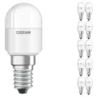 Multipack 10x Osram LED Special T26 E14 Tubular Frosted 2.3W 200lm - 827 Extra Warm White | Replaces 20W