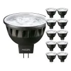 Multipack 10x Philips Master LED Spot GU5.3 MR16 7.5W 485lm 24D - 927 Extra Warm White | Best Colour Rendering - Dimmable - Replaces 50W