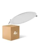 Multipack 4x Ledvance LED Downlight Slim Round DN210 18W 1530lm 120D - 840 Cool White | 225mm