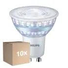 Multipack 10x Philips Corepro LED Spot GU10 PAR16 6.7W 670lm 60D - 830 Warm White | Replaces 90W