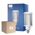 Multipack 6x Philips TrueForce LED E27 HPL Clear 21W 3000lm 360D - 840 Cool White | Replaces 50W