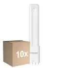 Multipack 10x Noxion Lucent PL-L LED 7.9W 950lm - 830 Warm White | 4-Pin - Replaces 18W