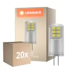 Multipack 20x Ledvance Performance LED Capsule Clear G4 2W 200lm - 827 Extra Warm White | Dimmable - Replaces 20W