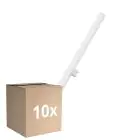 Multipack 10x Osram LEDinestra HD Lighting S14d 4.7W 470lm - 927 Extra Warm White | Best Colour Rendering - Dimmable - Replaces 40W