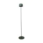 Eglo Floor Lamp Roccanova-L Steel Green 2W 270lm - 830 Warm White | IP44 - Touch Dimmable - USB-C
